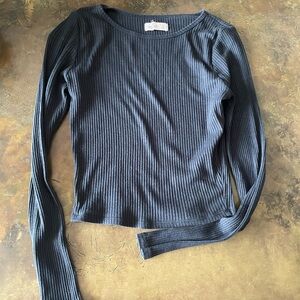 Hollister ribbed long sleeve